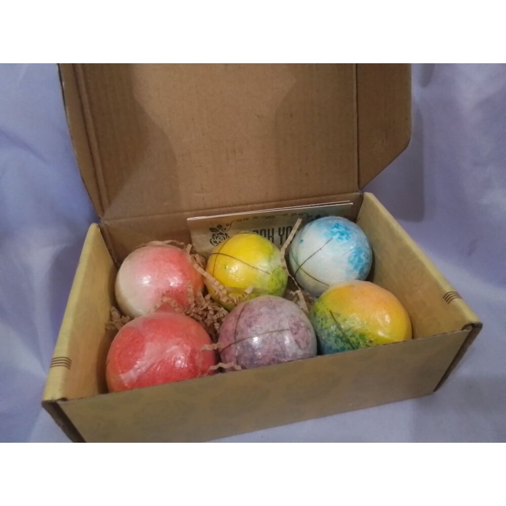 Enjoy Your Bath Time Essential Oil Bath Bomb Set – Handmade Relaxation Spa Gift